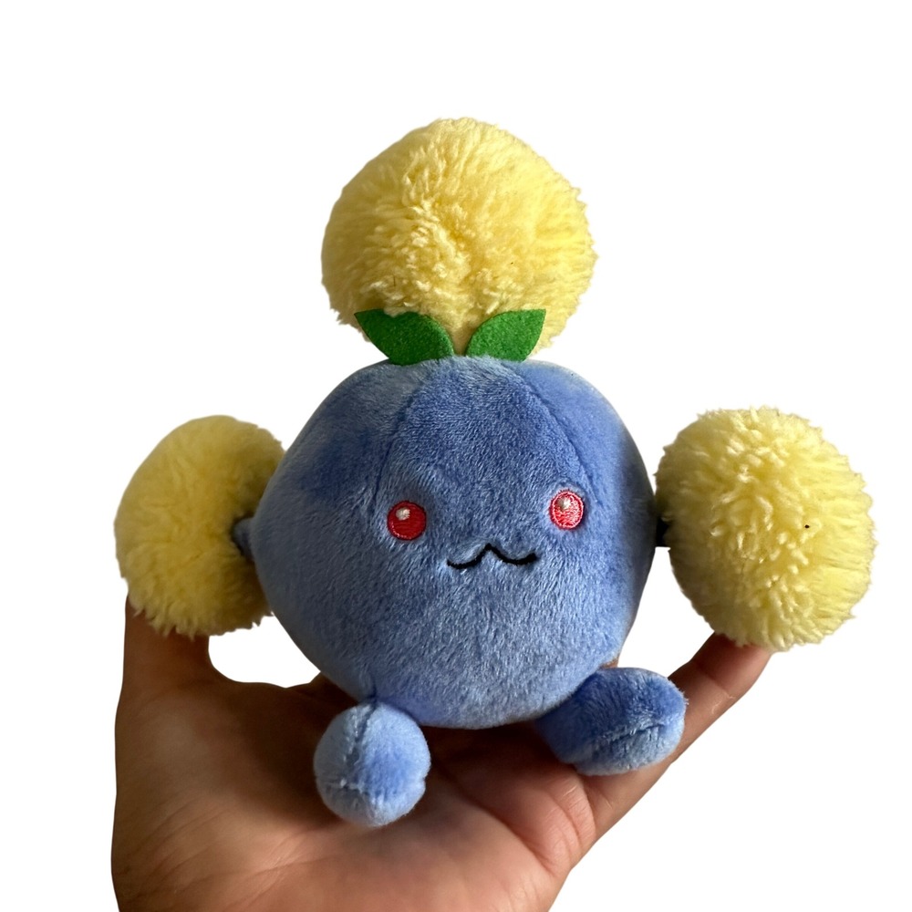 Pokemon Center Jumpluff Plush Stuffed Toy Blue Yellow Green